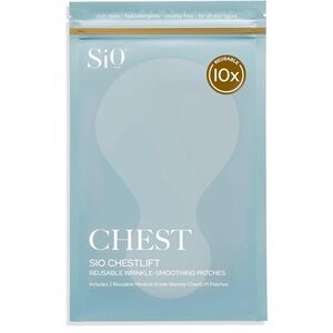 SiO Beauty ChestLift - Chest Anti-Wrinkle Pad 4 Weeks Supply -Includes 2